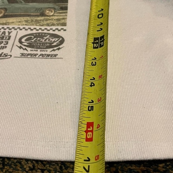 Vintage 1980s Road Racing white and black tank top #vintage #80s #CropTop - Picture 5 of 6